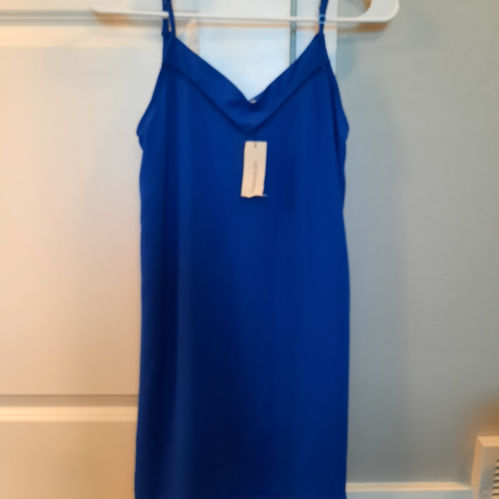 blue summer dress